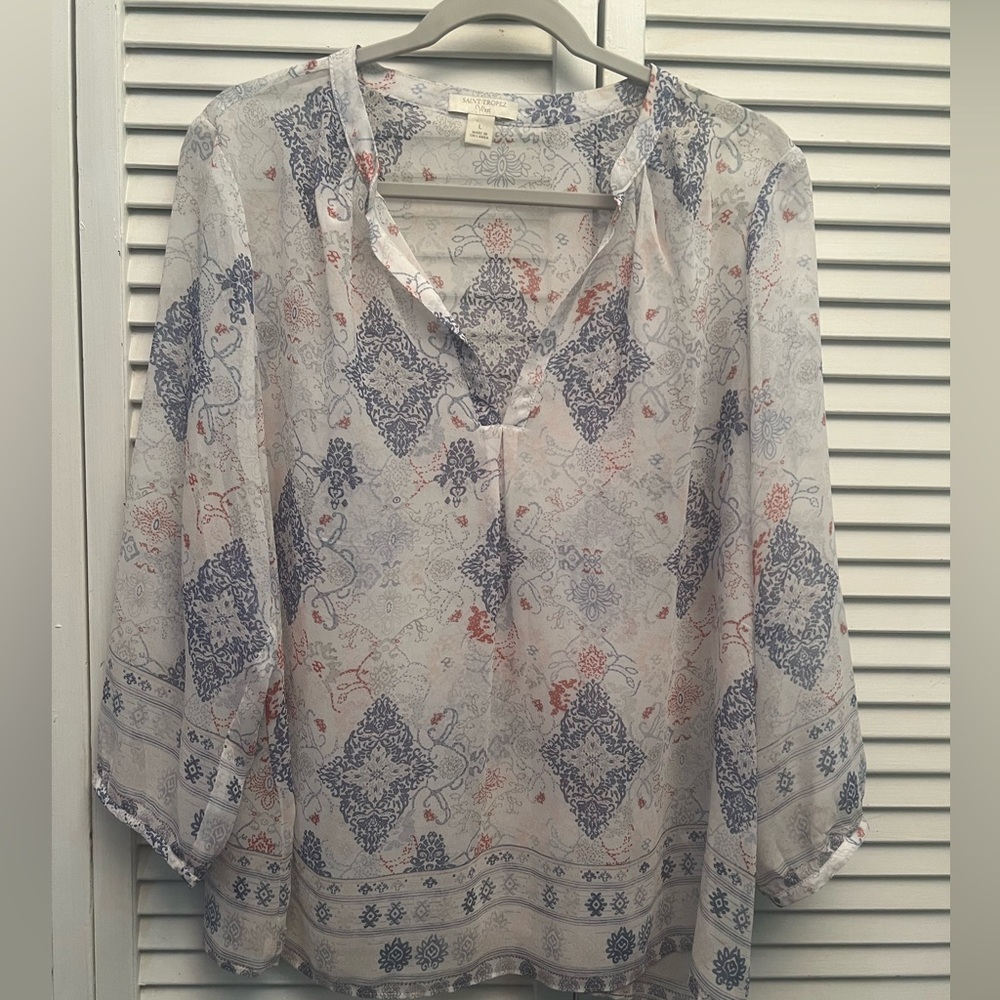 Saint Tropez West Floral Patterned Women's Top